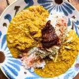 チーズ入りチキンカレーセット